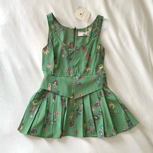 NWT - Cotelac, patterned sleeveless blouse